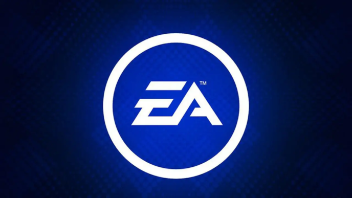 EA и генеративный ИИ — всплеск креативности в студиях (идея картинки: логотип EA, поверх — интерфейс нейросети и иконка кода/концепт-арта)